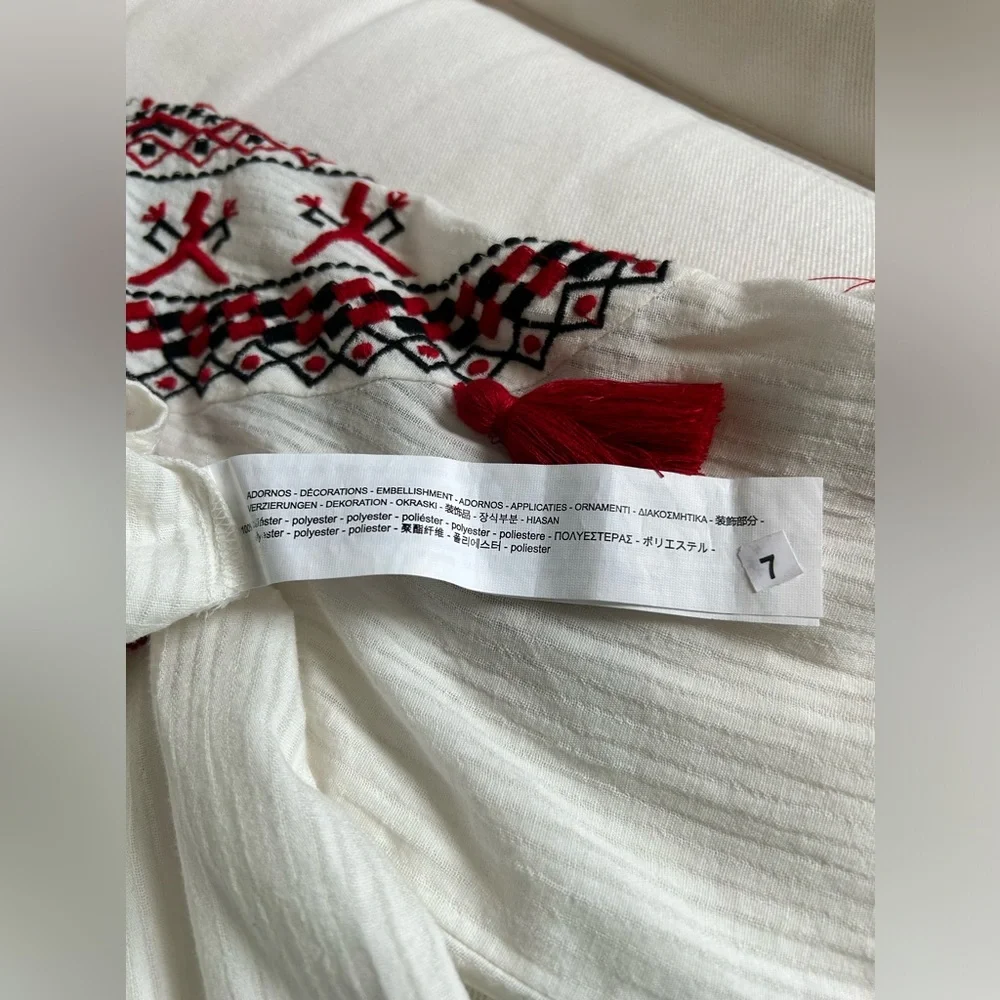 ZARA COTTON TOP - Picture 9 of 9